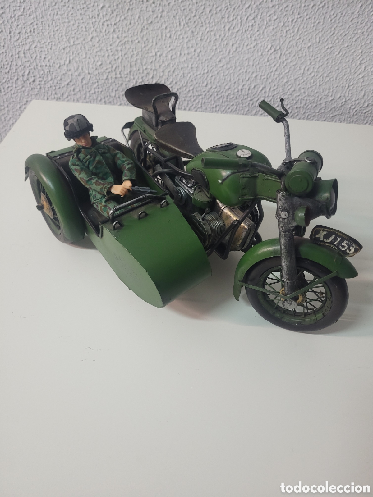 Altes Spielzeug und Spiele: Moto de juguete militar