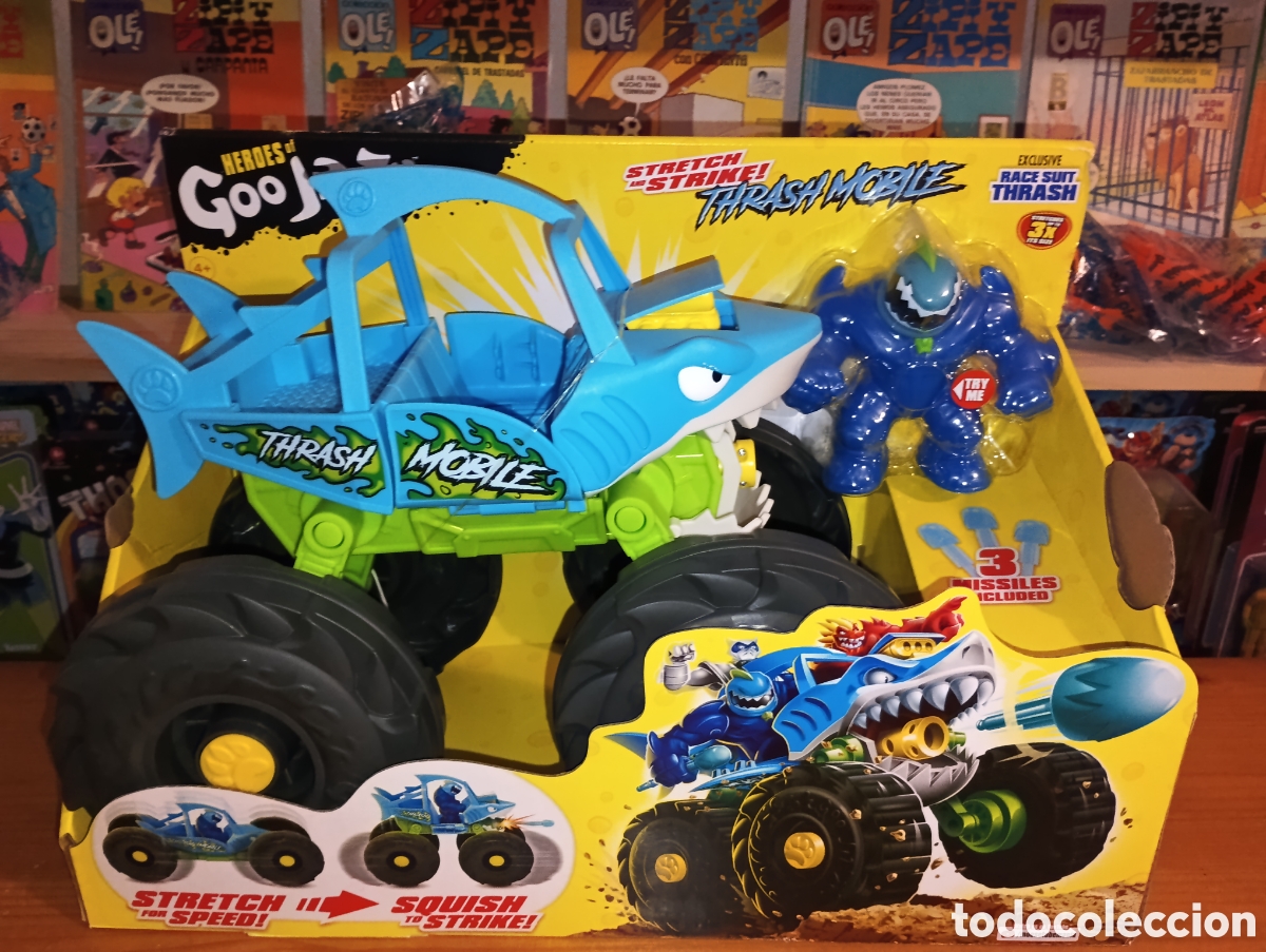 Altes Spielzeug und Spiele: PRECINTADO Heroes oGoo Jit Zu Thrash Mobile