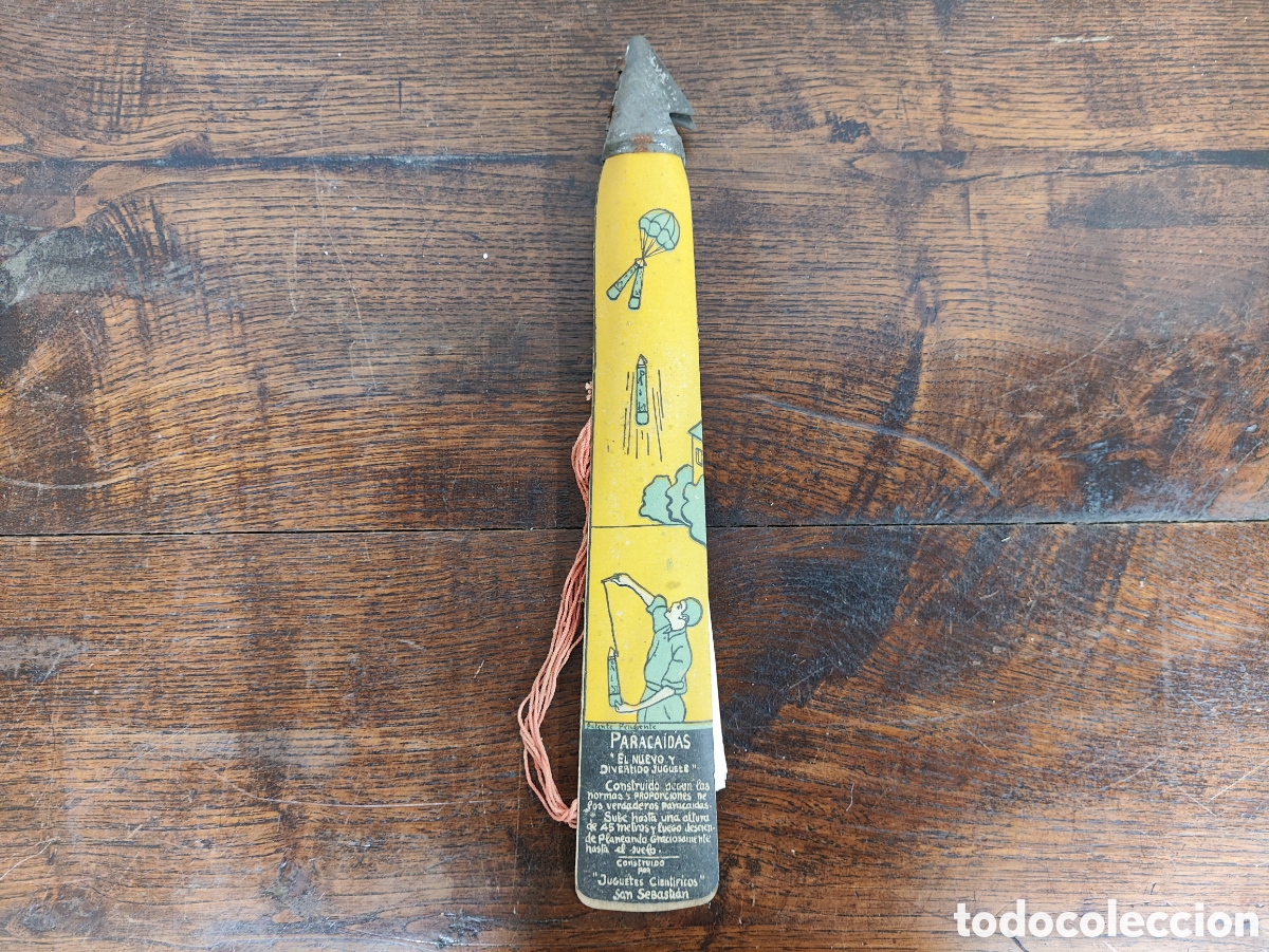 Altes Spielzeug und Spiele: ANTIGUO JUGUETE PARACA&Iacute;DAS CONSTRUIDO POR JUGUETES CIENT&Iacute;FICOS DE SAN SEBASTI&Aacute;N - PATENTE PENDIENTE