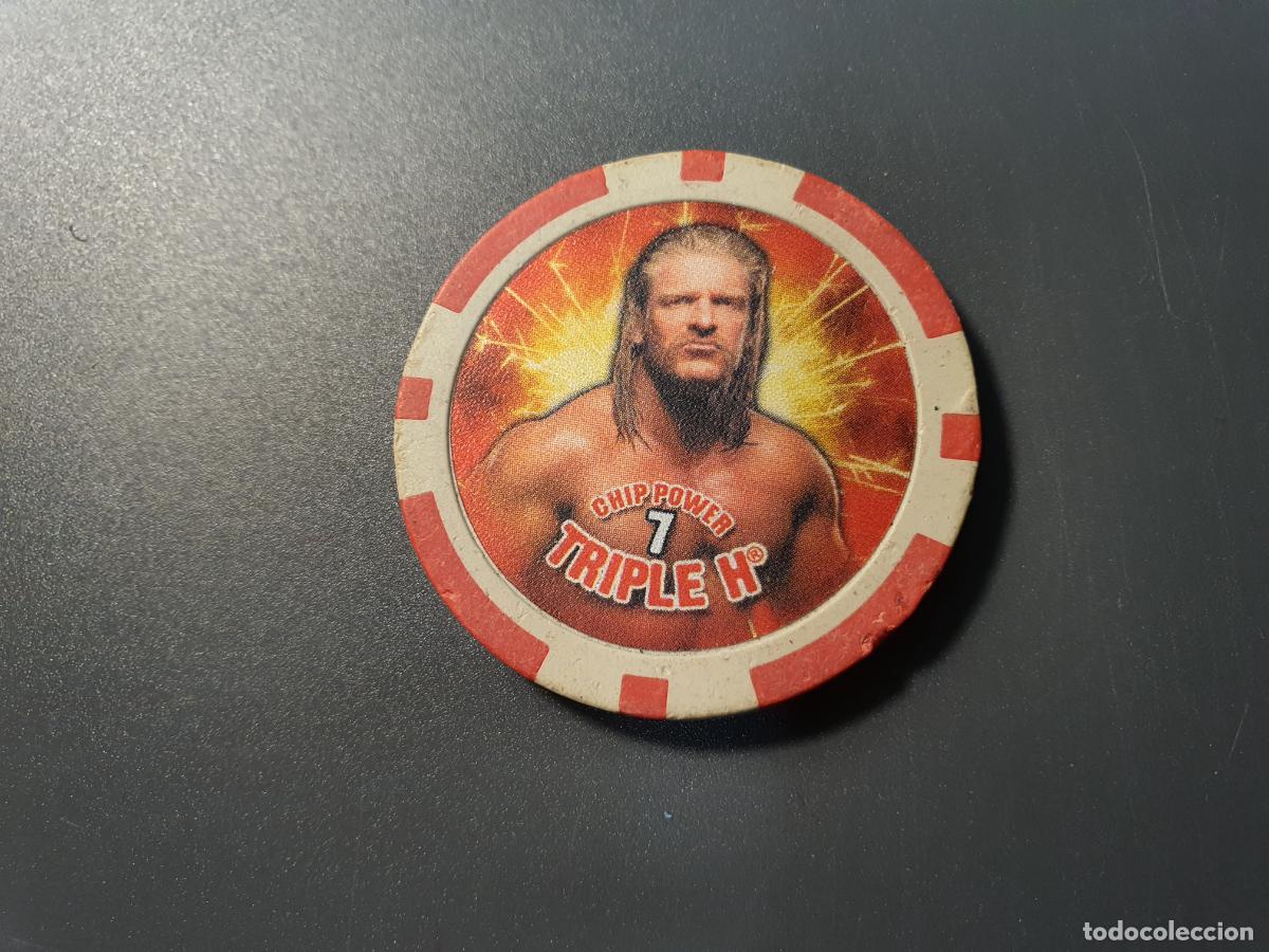 Juguetes antiguos y Juegos de colecci&oacute;n: TAZO WWE CHIPZ 2008 POKER