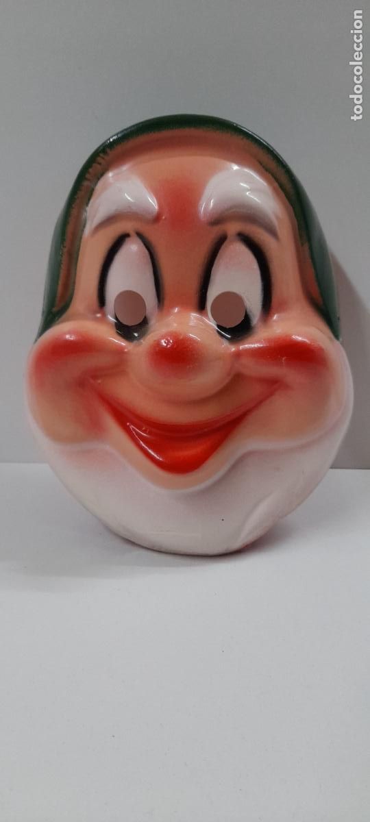 Antique Toys and Collectible Games: ANTIGUA CARETA INFANTIL - ENANITO . REALIZADA EN PLASTICO . ORIGINAL A&Ntilde;OS 70