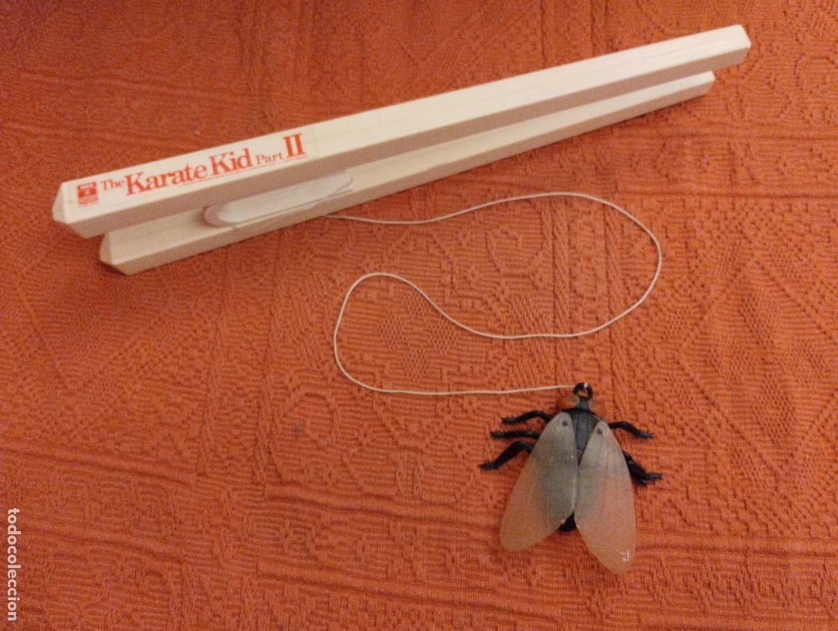 Altes Spielzeug und Spiele: Palillos atrapamoscas pelicula Karate Kid II