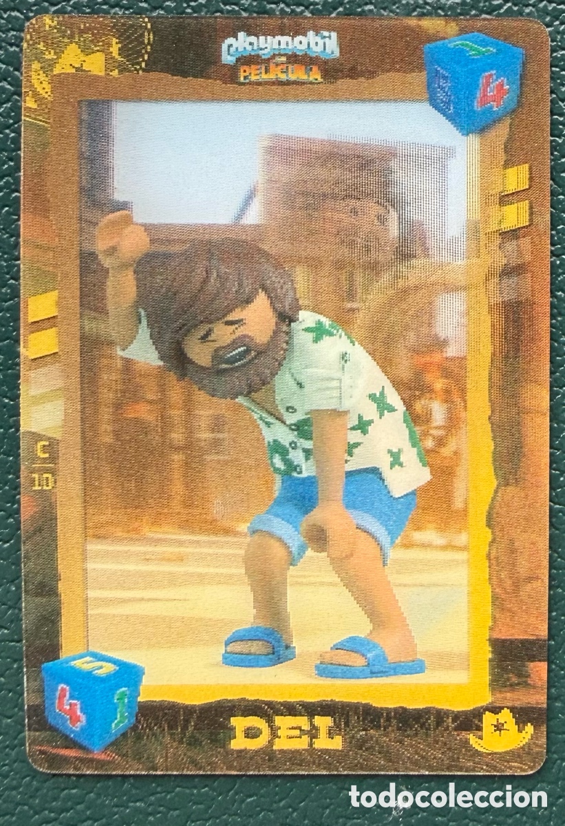 Juguetes antiguos y Juegos de colecci&oacute;n: CARTA LENTICULAR C10 DEL PLAYMOBIL LA PELICULA CARREFOUR 2019