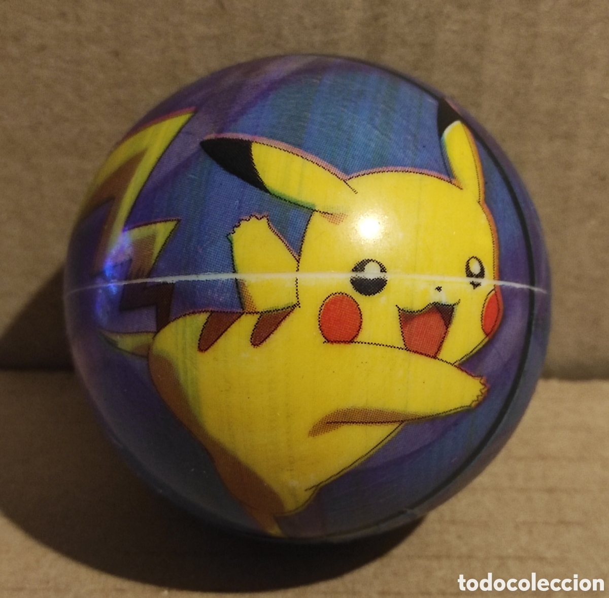 Brinquedos antigos e Jogos de cole&ccedil;&atilde;o: PELOTA POK&Eacute;MON PIKACHU - ORIGINAL NINTENDO - DISCAPA 2005 ESPA&Ntilde;A