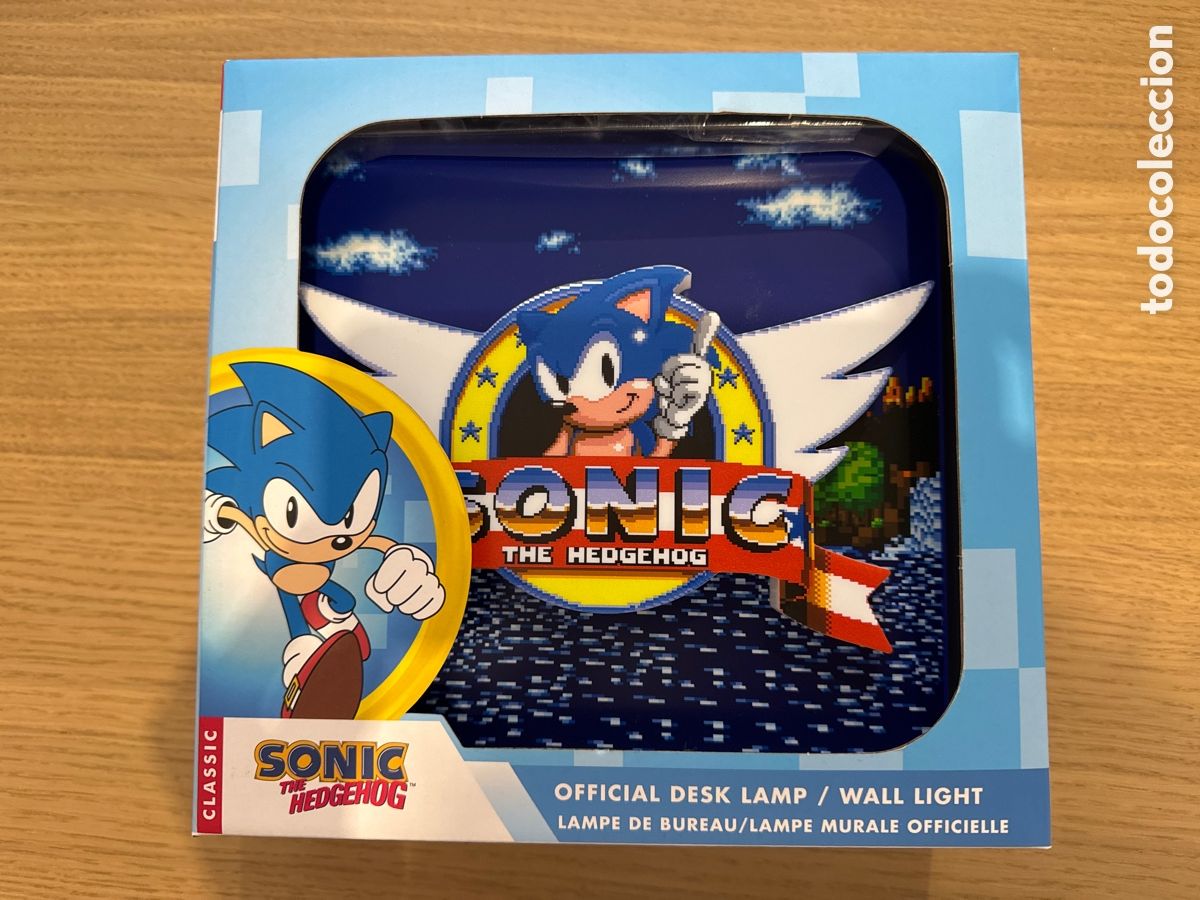 Juguetes antiguos y Juegos de colecci&oacute;n: L&aacute;mpara 3D Sonic The Hedgehog Sega