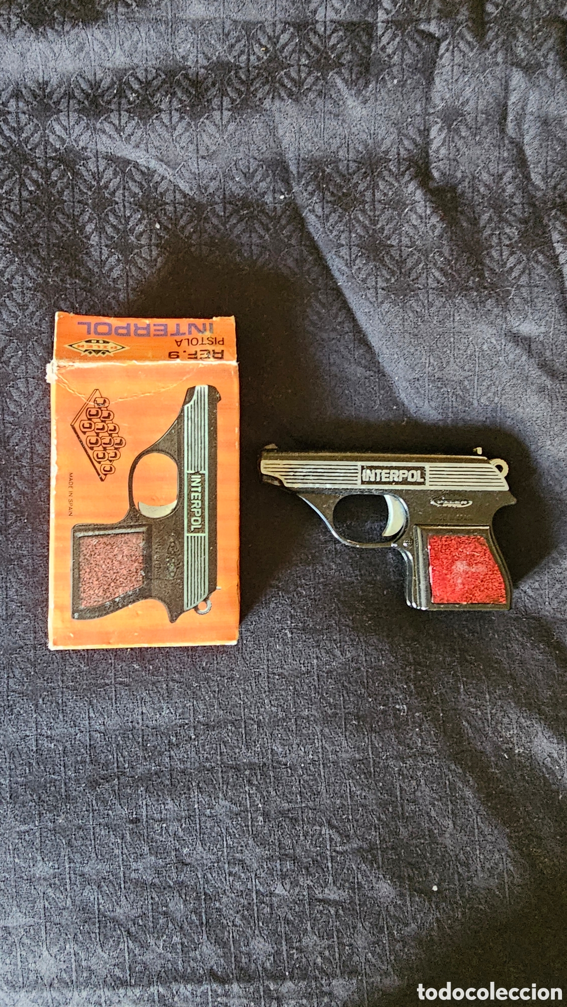 Jouets Anciens et Jeux de collection: Pistola juguete Interpol Pilen