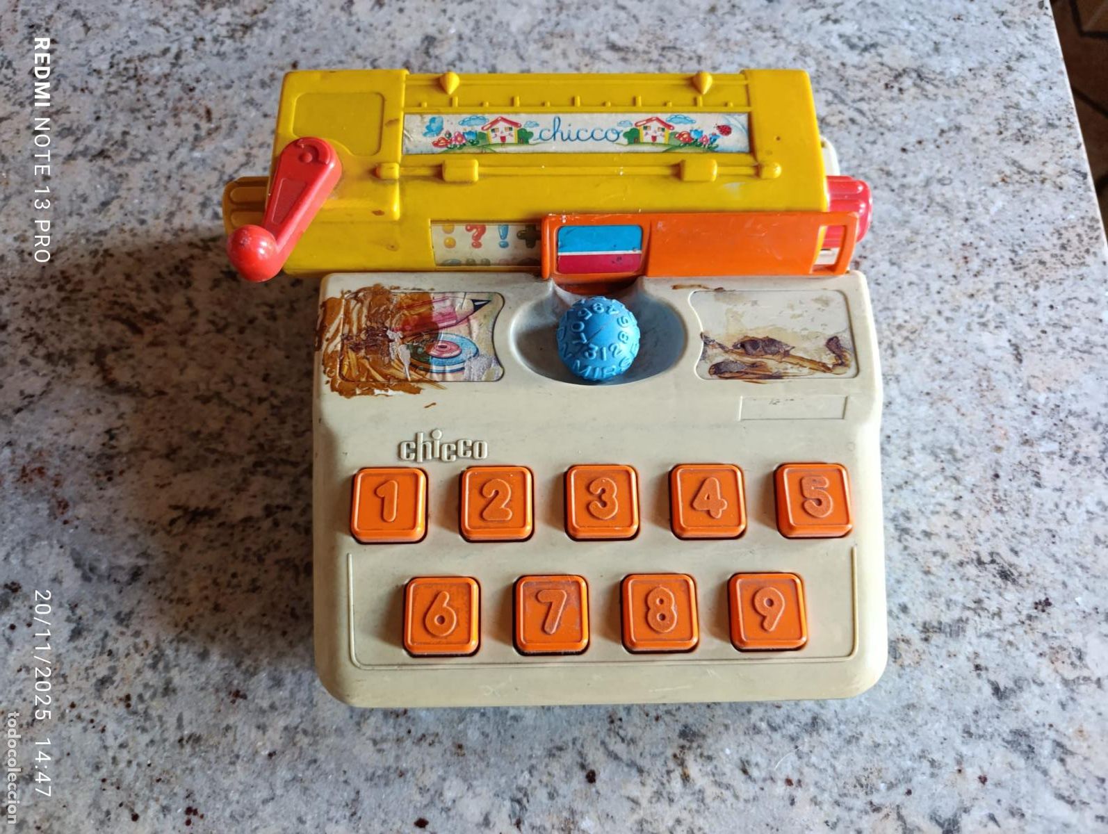 Juguetes antiguos y Juegos de colecci&oacute;n: MAQUINA ESCRIBIR DE CHICCO.