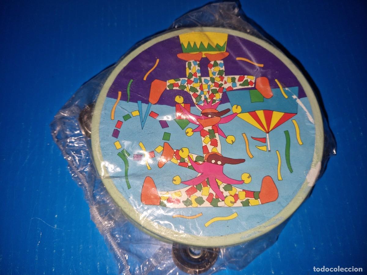 Juguetes antiguos y juegos de colecci&oacute;n: PANDERETA JUGUETE A&Ntilde;OS 80
