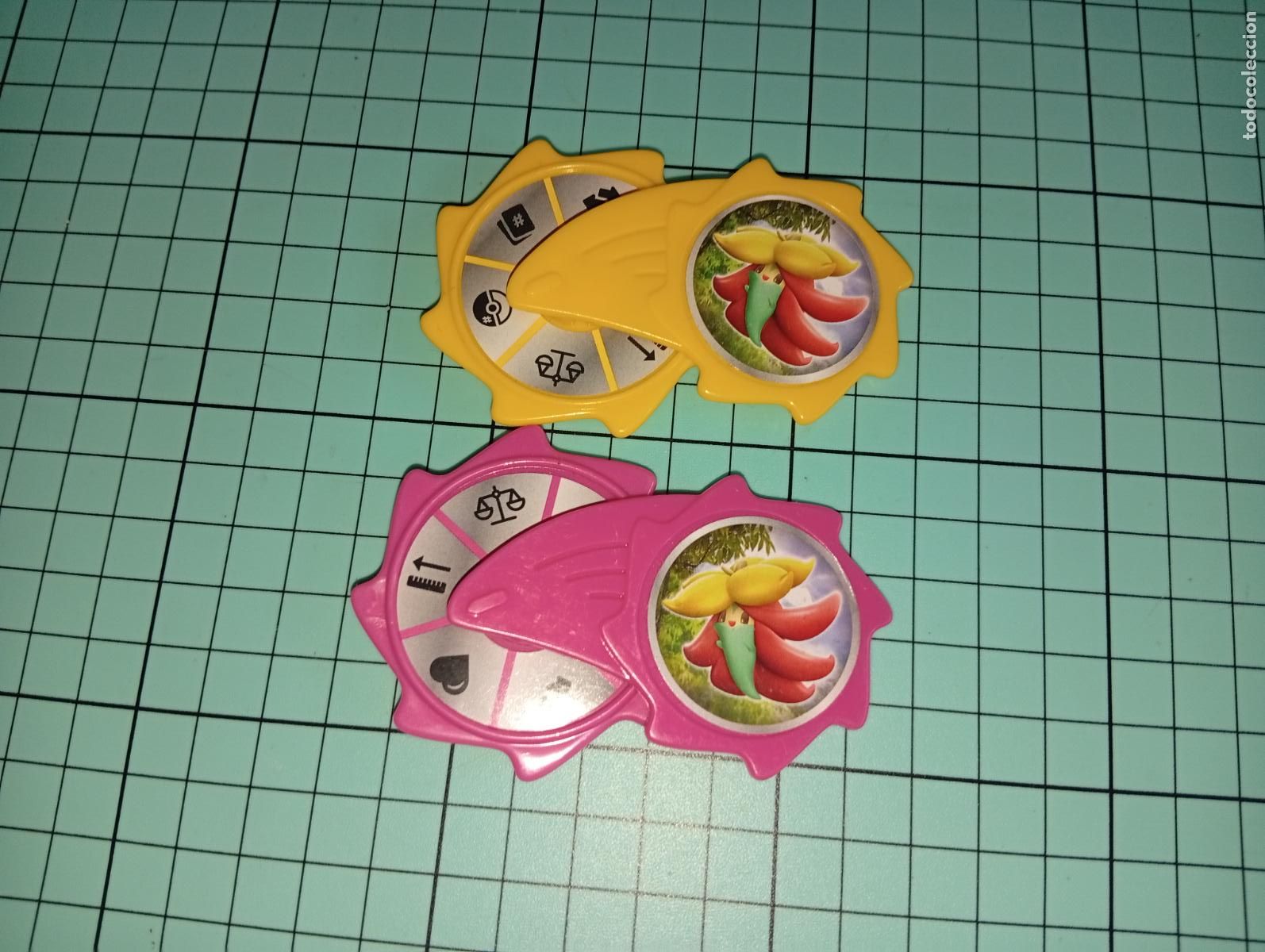 Giocattoli antichi e Giochi di collezione: Tazos dobles giratorios de Pok&eacute;mon promoci&oacute;n McDonald's