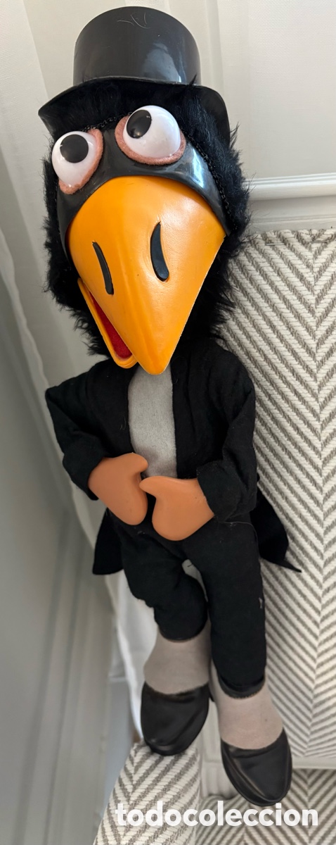 Juguetes antiguos y Juegos de colecci&oacute;n: Marioneta Rockefeller del ventr&iacute;locuo Jos&eacute; Luis Moreno. Buen estado. Mide 50 cm ver lasfotograf&iacute;as