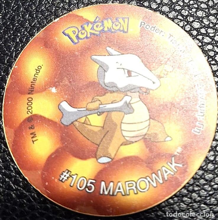 Juguetes antiguos y Juegos de colecci&oacute;n: Pokemon Tazos-2: n&ordm; 116: ''#105 MAROWAK'' Ed.2000./ Bonita presencia.