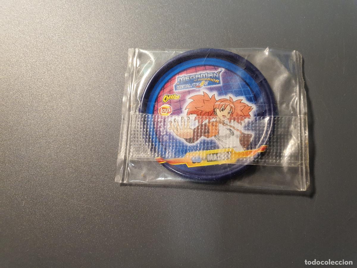 Brinquedos antigos e Jogos de cole&ccedil;&atilde;o: TAZO - MEGAMAN NT WARRIOR METAL TAZOS METALTAZOS - LAYS CHEETOS - CAPCOM 2005 - N&ordm; 16 PRECINTADO