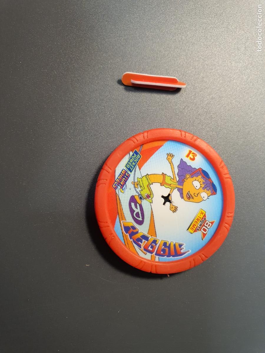 Antique Toys and Collectible Games: TAZO PEONZA 2004 - ROLLERS - ROCKET POWER - X TREME - N&ordm; 13