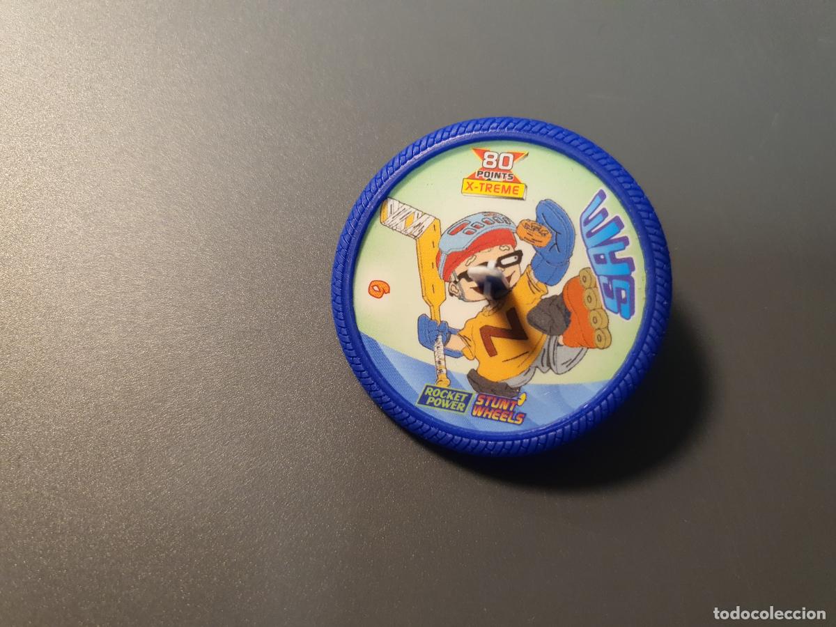 Jouets Anciens et Jeux de collection: TAZO PEONZA 2004 - ROLLERS - ROCKET POWER - X TREME - N&ordm; 9