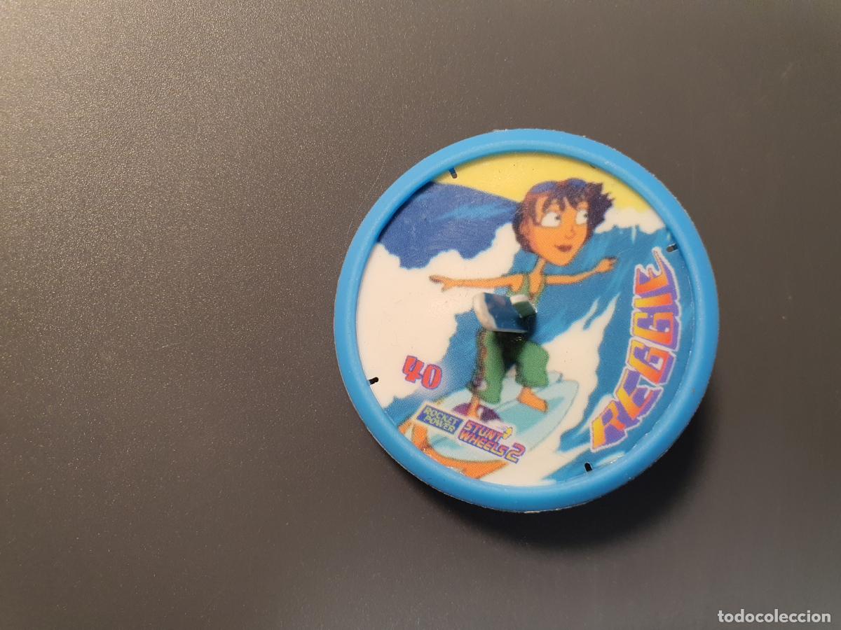 Jouets Anciens et Jeux de collection: TAZO PEONZA 2004 - ROLLERS - ROCKET POWER - X TREME - N&ordm; 40