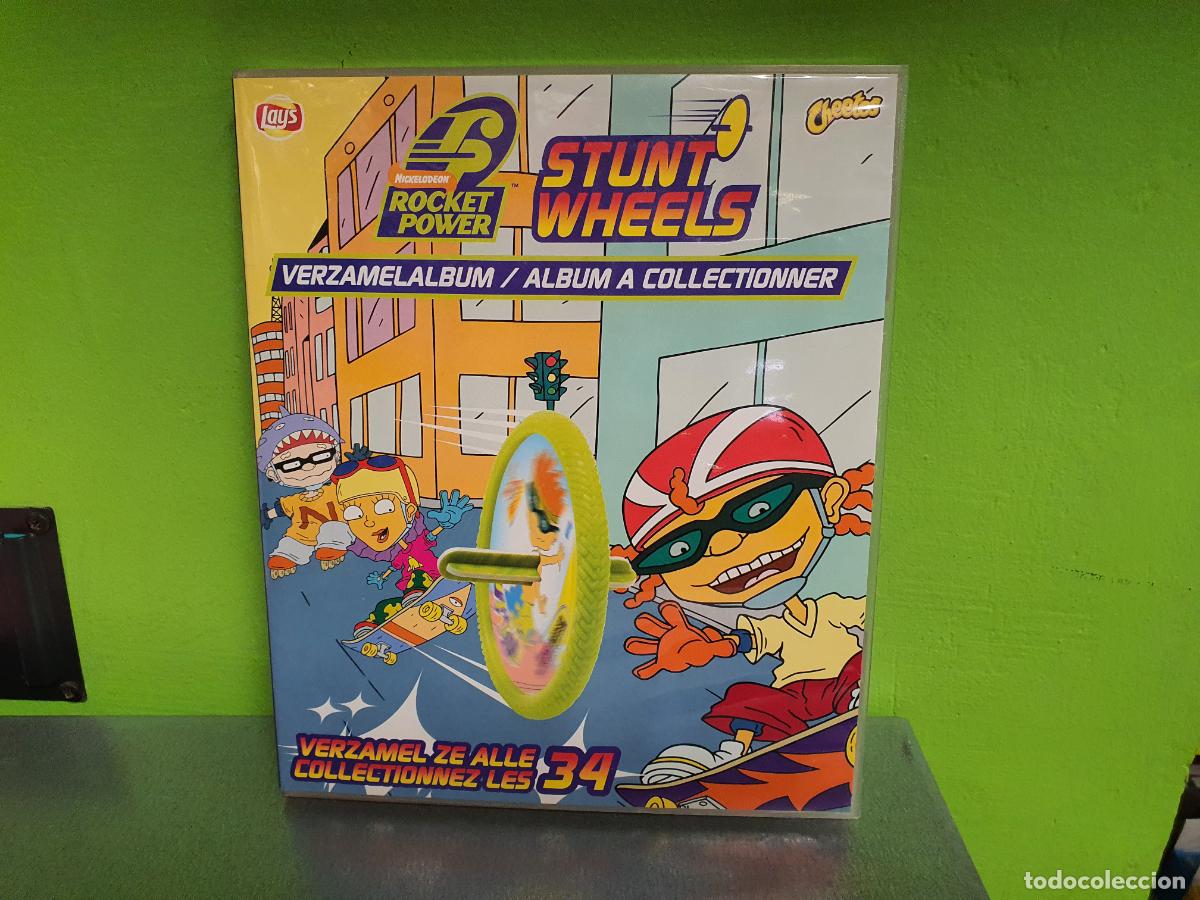 Jouets Anciens et Jeux de collection: ALBUM VACIO TAZO PEONZA 2004 - ROLLERS - ROCKET POWER - X TREME - DIFICIL RARO