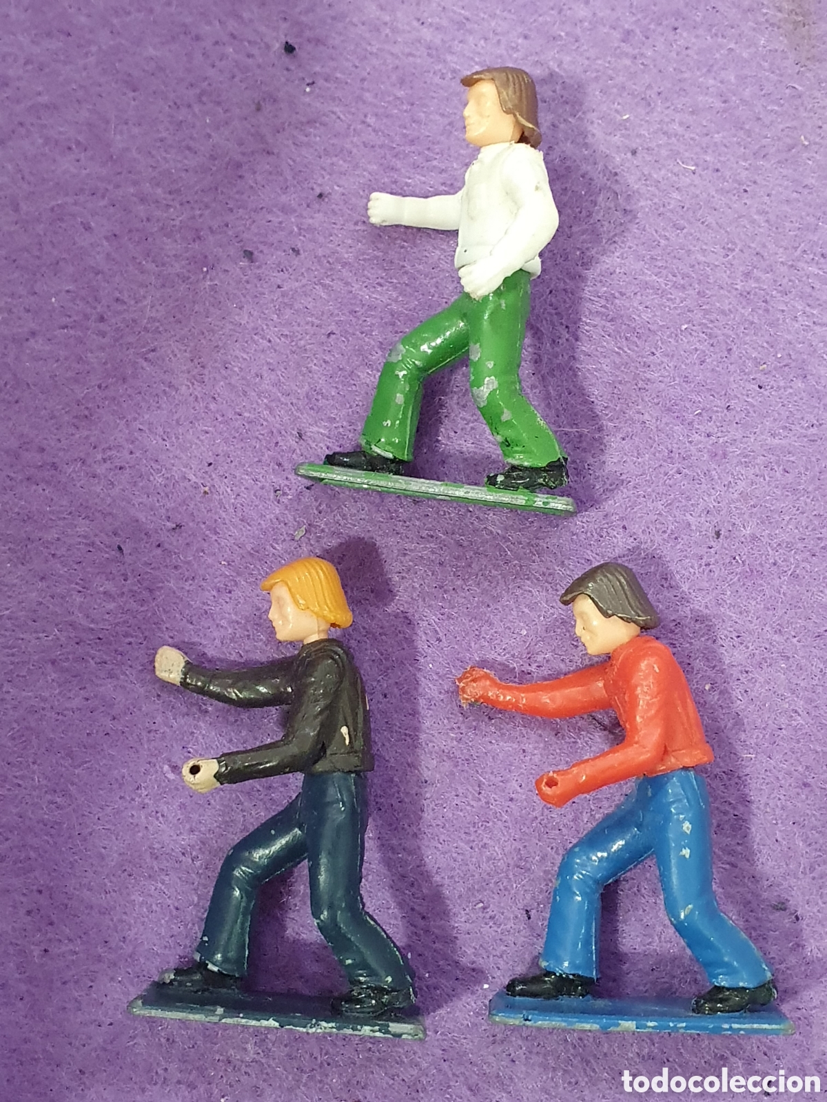 Juguetes antiguos y Juegos de colecci&oacute;n: 3 mu&ntilde;ecos de Guisval. (L128)