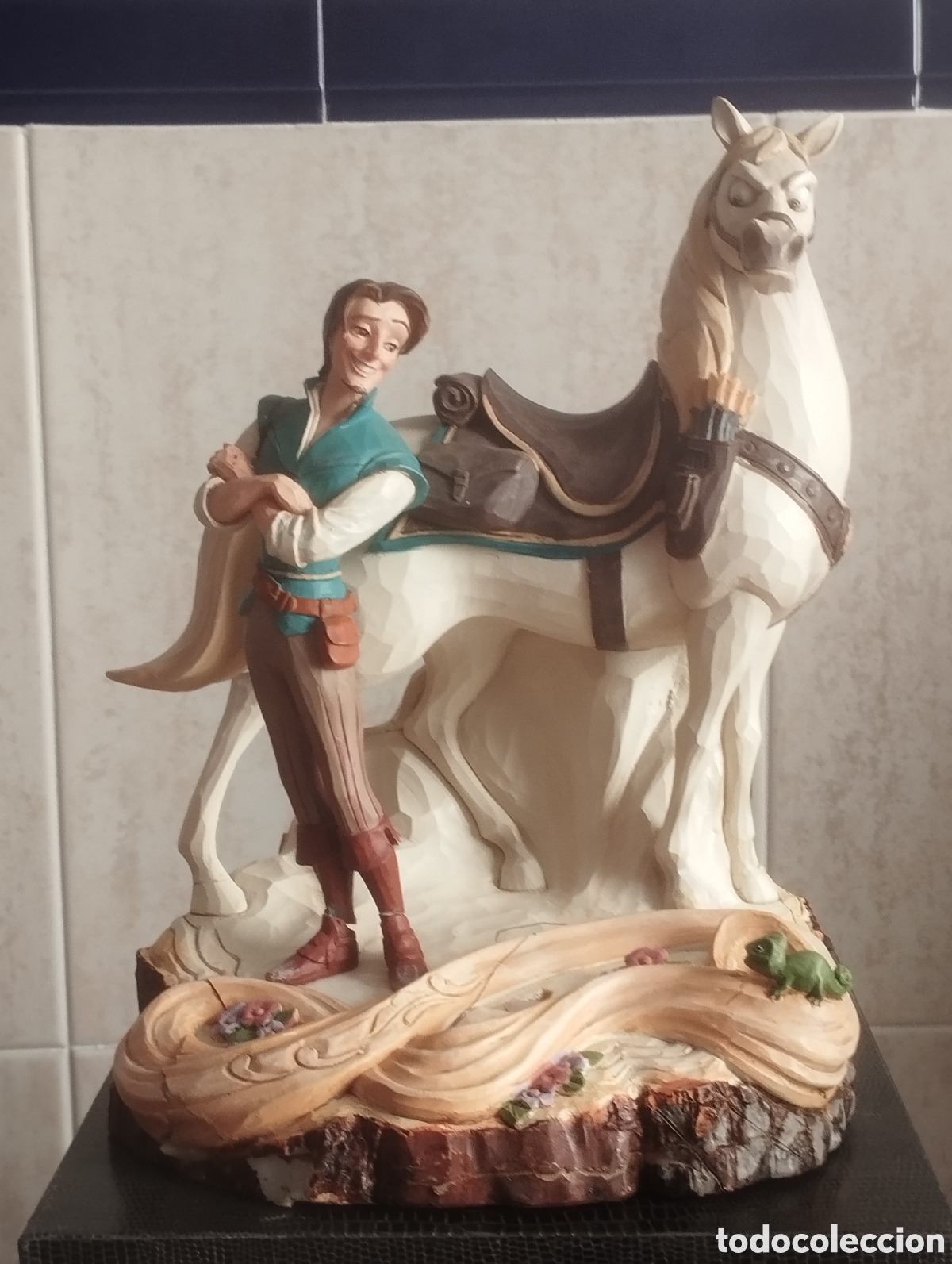 Juguetes antiguos y Juegos de colecci&oacute;n: FIGURA DISNEY TRADITIONS RAPUNZEL Y FLIN VER DESCRIPCI&Oacute;N Y FOTOS