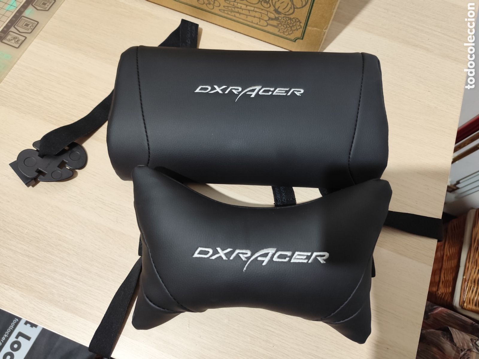 Juguetes antiguos y Juegos de colecci&oacute;n: DXRACER RACING R0-N cojin almohadilla lumbar cervical . silla gamer accesorios