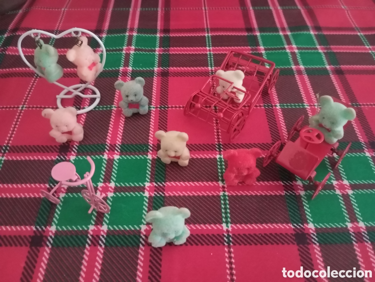 Juguetes antiguos y Juegos de colecci&oacute;n: Ositos de felpa antiguos lote
