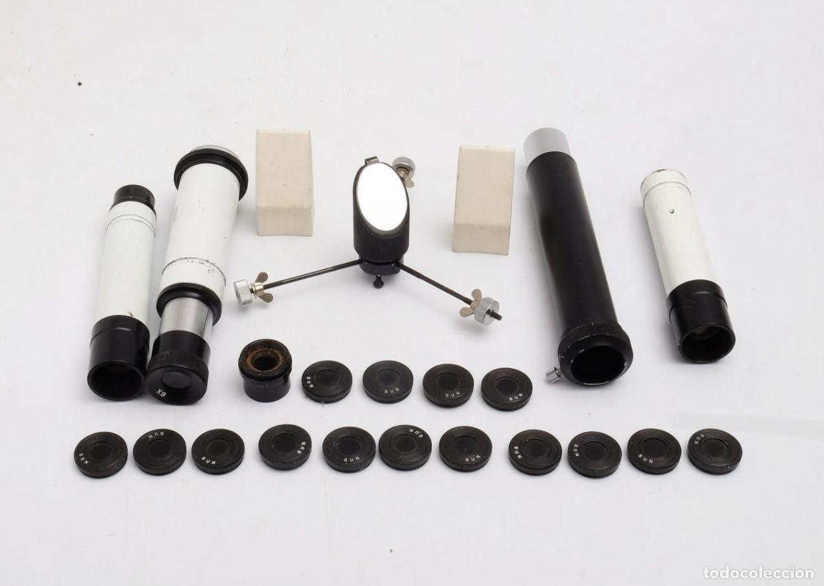 Juguetes antiguos y Juegos de colecci&oacute;n: Piezas de microscopio o telescopio de juguete