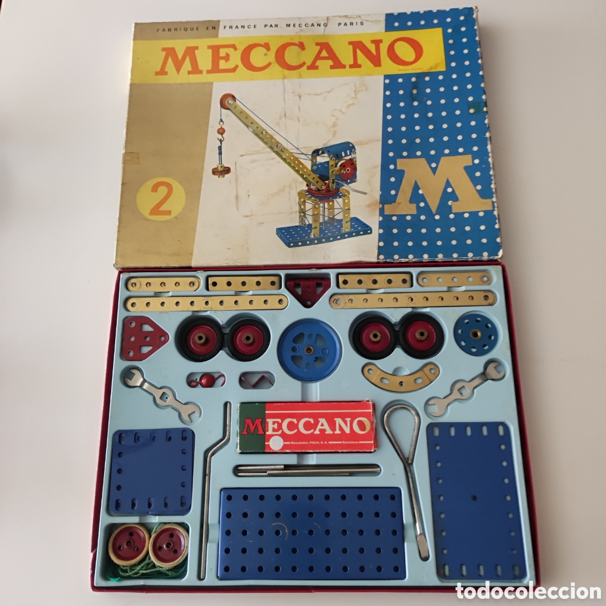 Giocattoli antichi e Giochi di collezione: Meccano n&uacute;mero 2 franc&eacute;s