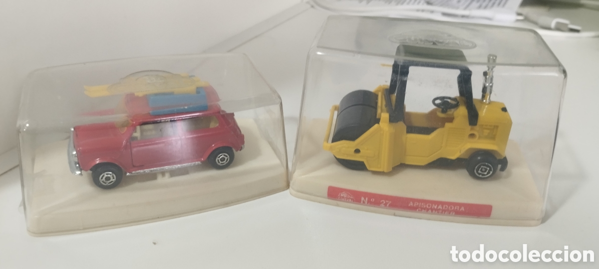 Brinquedos antigos e Jogos de cole&ccedil;&atilde;o: Guisval mini sky's y apisonadora en caja original