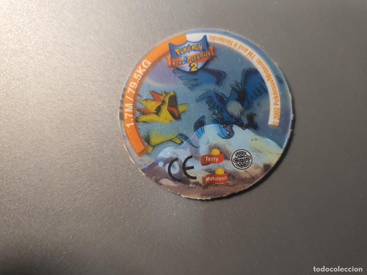 Juguetes antiguos y Juegos de colecci&oacute;n: TAZO POKEMON -- A&Ntilde;O 2002 -- POKEMON TAZOS LEAGUE 2 -- MATUTANO - ESPA&Ntilde;A -- N&ordm; 144 157