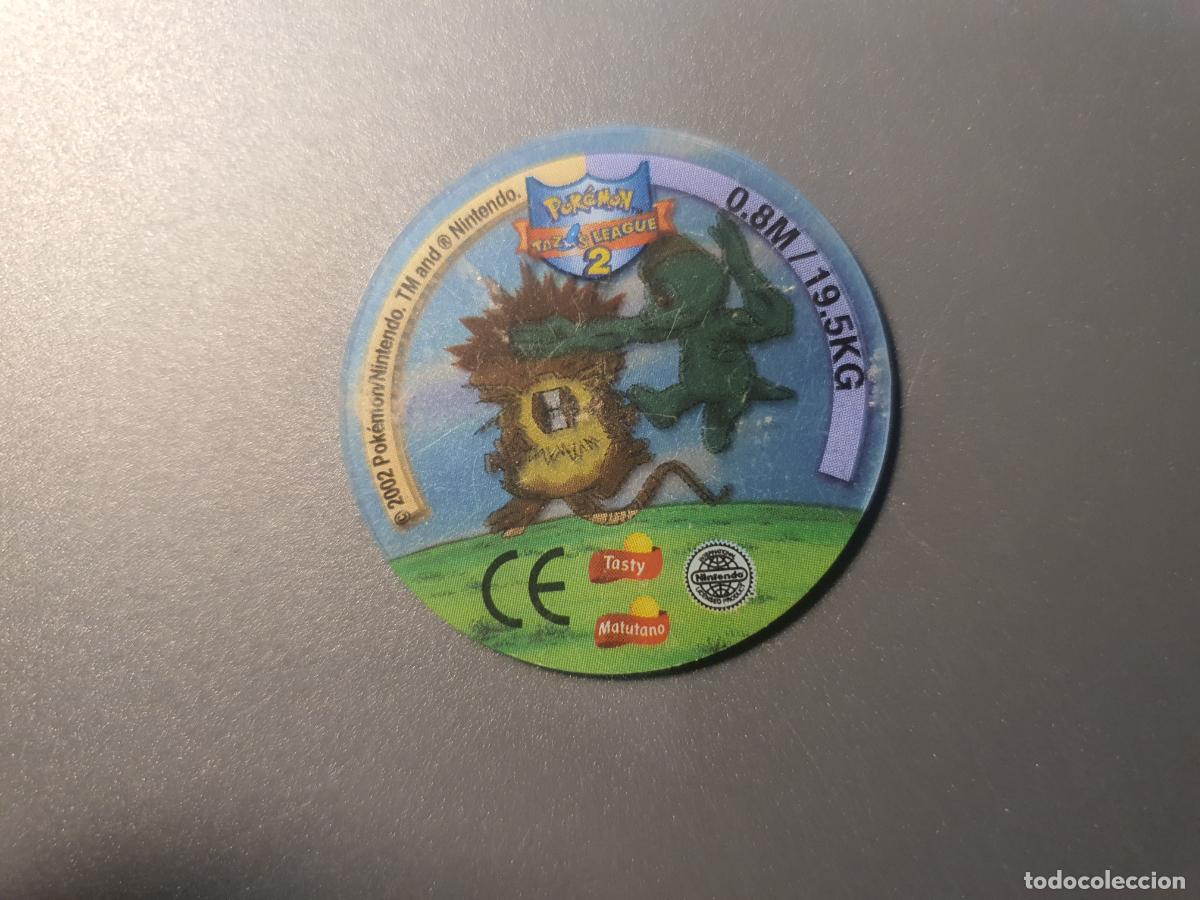 Juguetes antiguos y Juegos de colecci&oacute;n: TAZO POKEMON -- A&Ntilde;O 2002 -- POKEMON TAZOS LEAGUE 2 -- MATUTANO - ESPA&Ntilde;A -- N&ordm; 66 20