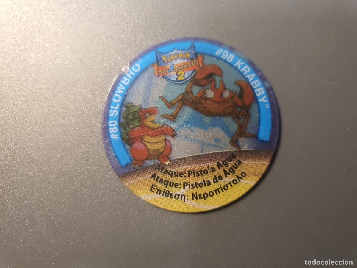 Juguetes antiguos y Juegos de colecci&oacute;n: TAZO POKEMON -- A&Ntilde;O 2002 -- POKEMON TAZOS LEAGUE 2 -- MATUTANO - ESPA&Ntilde;A -- N&ordm; 80 98