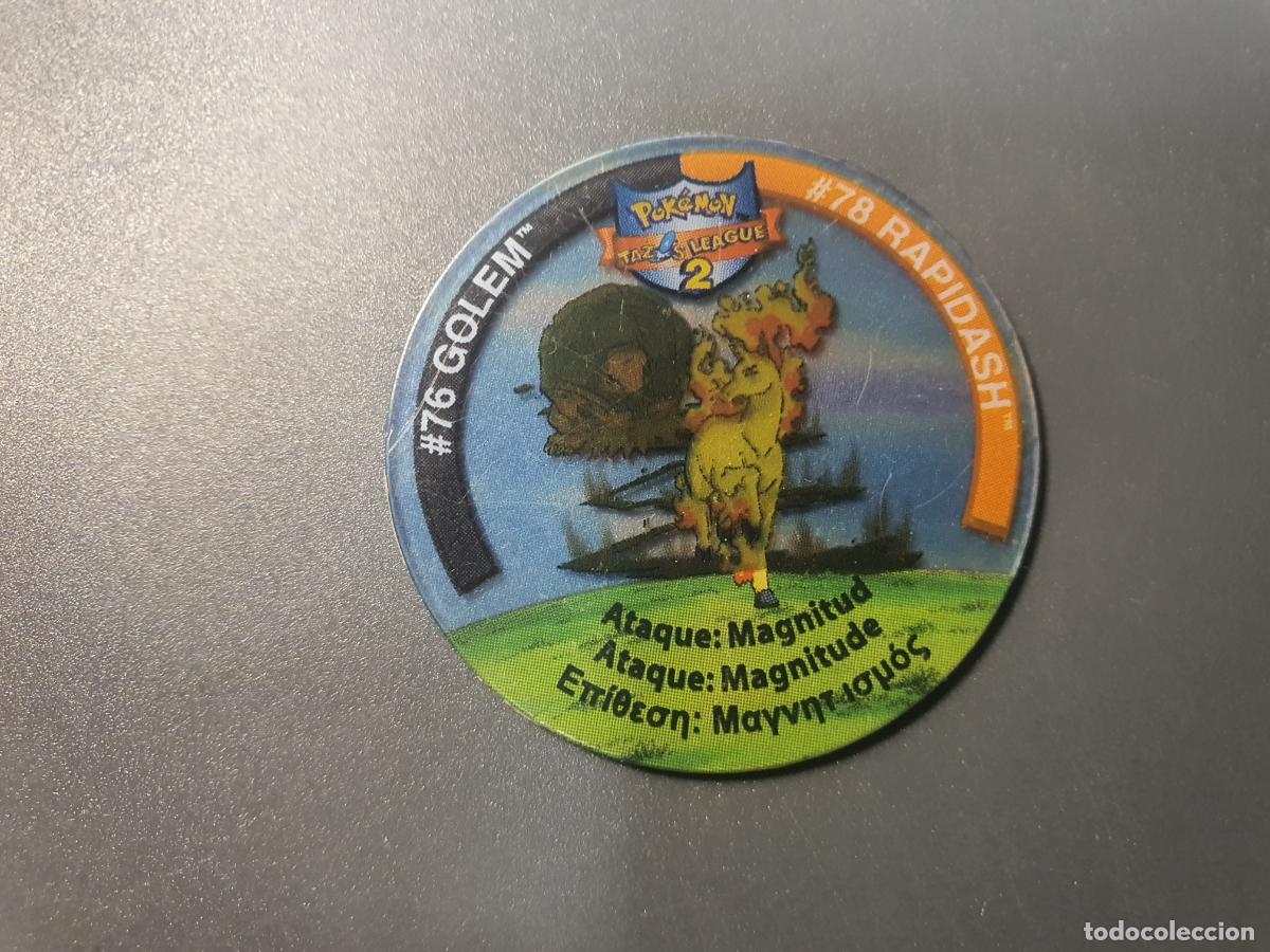 Juguetes antiguos y Juegos de colecci&oacute;n: TAZO POKEMON -- A&Ntilde;O 2002 -- POKEMON TAZOS LEAGUE 2 -- MATUTANO - ESPA&Ntilde;A -- N&ordm; 76 78