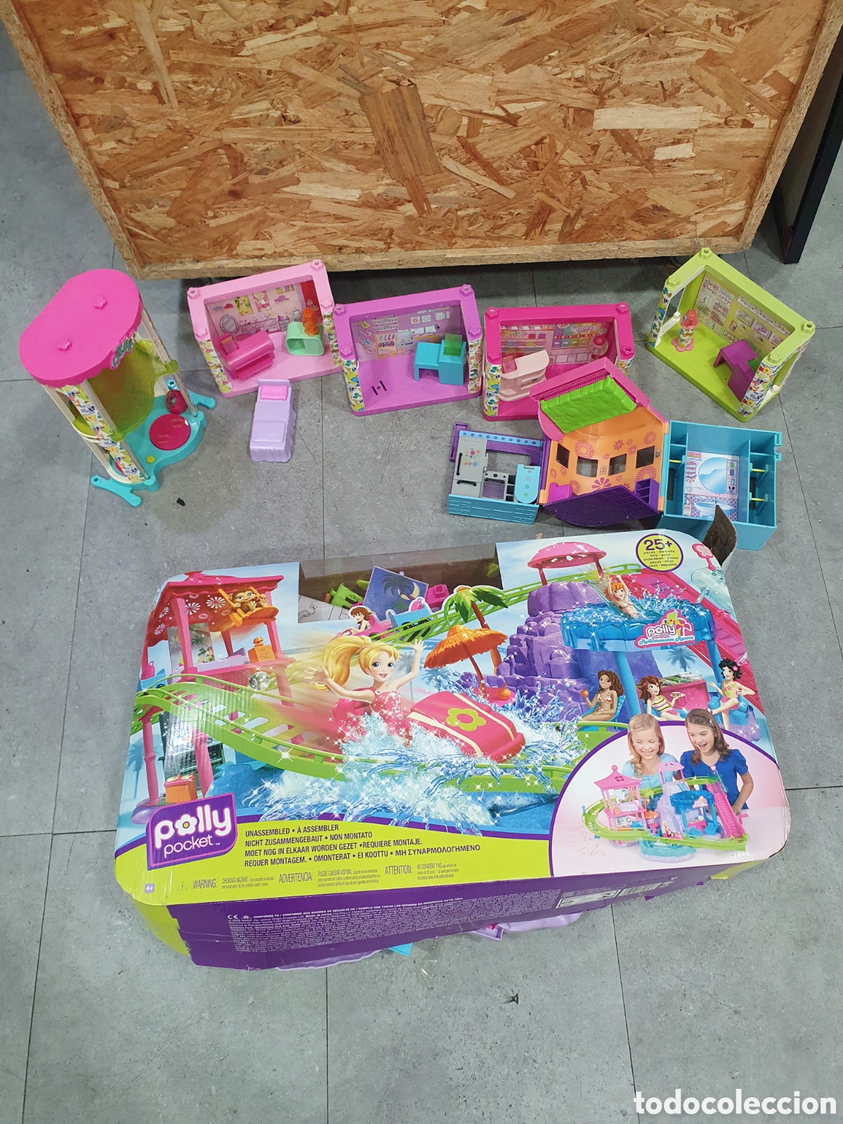 Juguetes antiguos y Juegos de colecci&oacute;n: Enorme lote de Polly Pocket. Muchas piezas. Ver fotos.