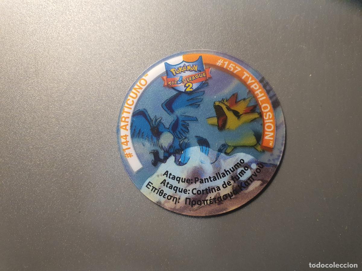 Brinquedos antigos e Jogos de cole&ccedil;&atilde;o: TAZO POKEMON -- A&Ntilde;O 2002 -- POKEMON TAZOS LEAGUE 2 -- MATUTANO - ESPA&Ntilde;A -- N&ordm; 144 157