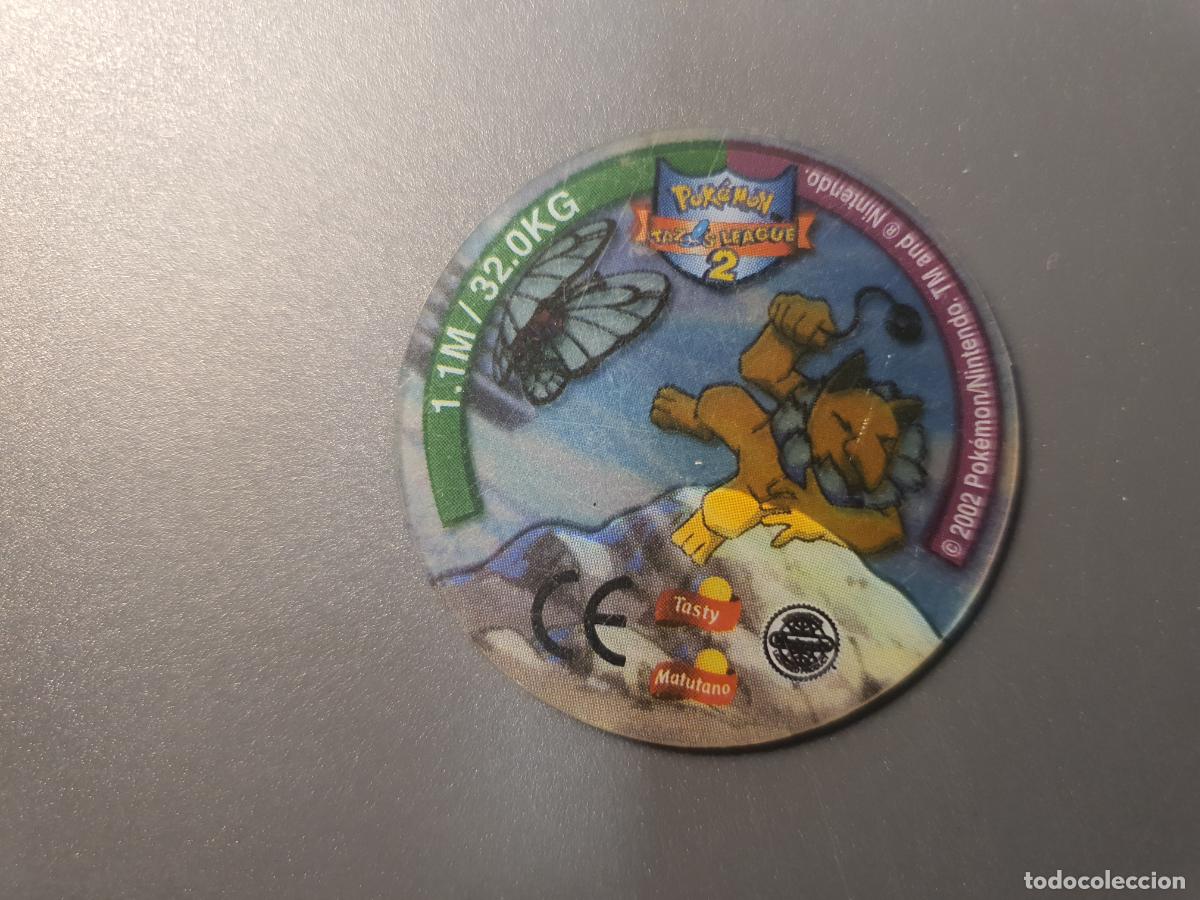 Juguetes antiguos y Juegos de colecci&oacute;n: TAZO POKEMON -- A&Ntilde;O 2002 -- POKEMON TAZOS LEAGUE 2 -- MATUTANO - ESPA&Ntilde;A -- N&ordm; 97 12