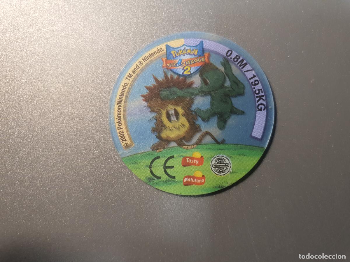 Brinquedos antigos e Jogos de cole&ccedil;&atilde;o: TAZO POKEMON -- A&Ntilde;O 2002 -- POKEMON TAZOS LEAGUE 2 -- MATUTANO - ESPA&Ntilde;A -- N&ordm; 66 20