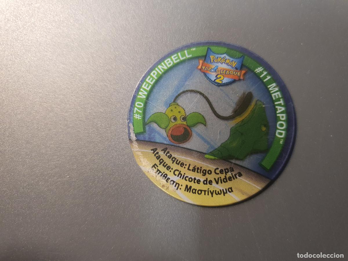 Juguetes antiguos y Juegos de colecci&oacute;n: TAZO POKEMON -- A&Ntilde;O 2002 -- POKEMON TAZOS LEAGUE 2 -- MATUTANO - ESPA&Ntilde;A -- N&ordm; 70 11