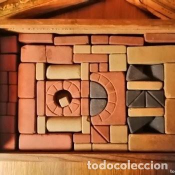 Juguetes antiguos y Juegos de colecci&oacute;n: CAJA DE CONSTRUCCI&Oacute;N STEINBAUKASTEN- RICHTER&CIE - S. XIX - DE PIEDRA
