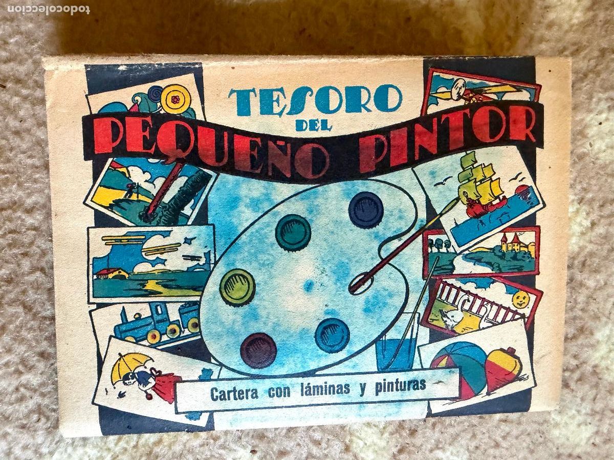Juguetes antiguos y Juegos de colecci&oacute;n: Sobre tesoro del peque&ntilde;o pintor