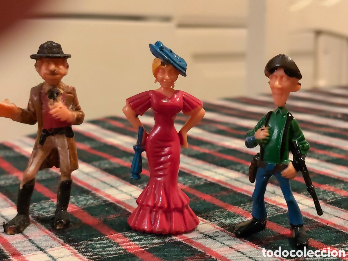 Juguetes antiguos y Juegos de colecci&oacute;n: Colecci&oacute;n mu&ntilde;ecos antiguos Oeste