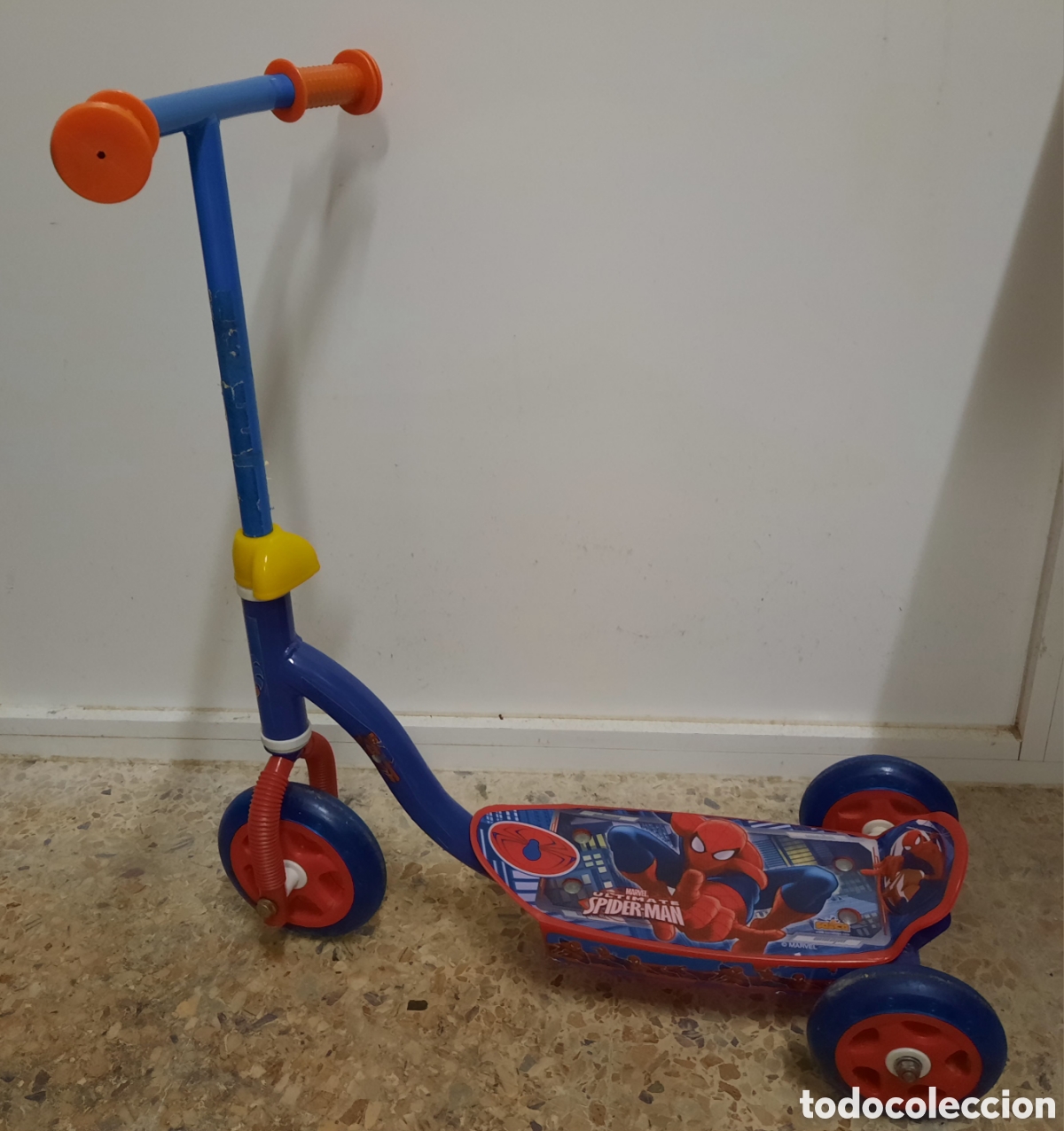 Juguetes antiguos y Juegos de colecci&oacute;n: Patinete infantil Spiderman 3 ruedas