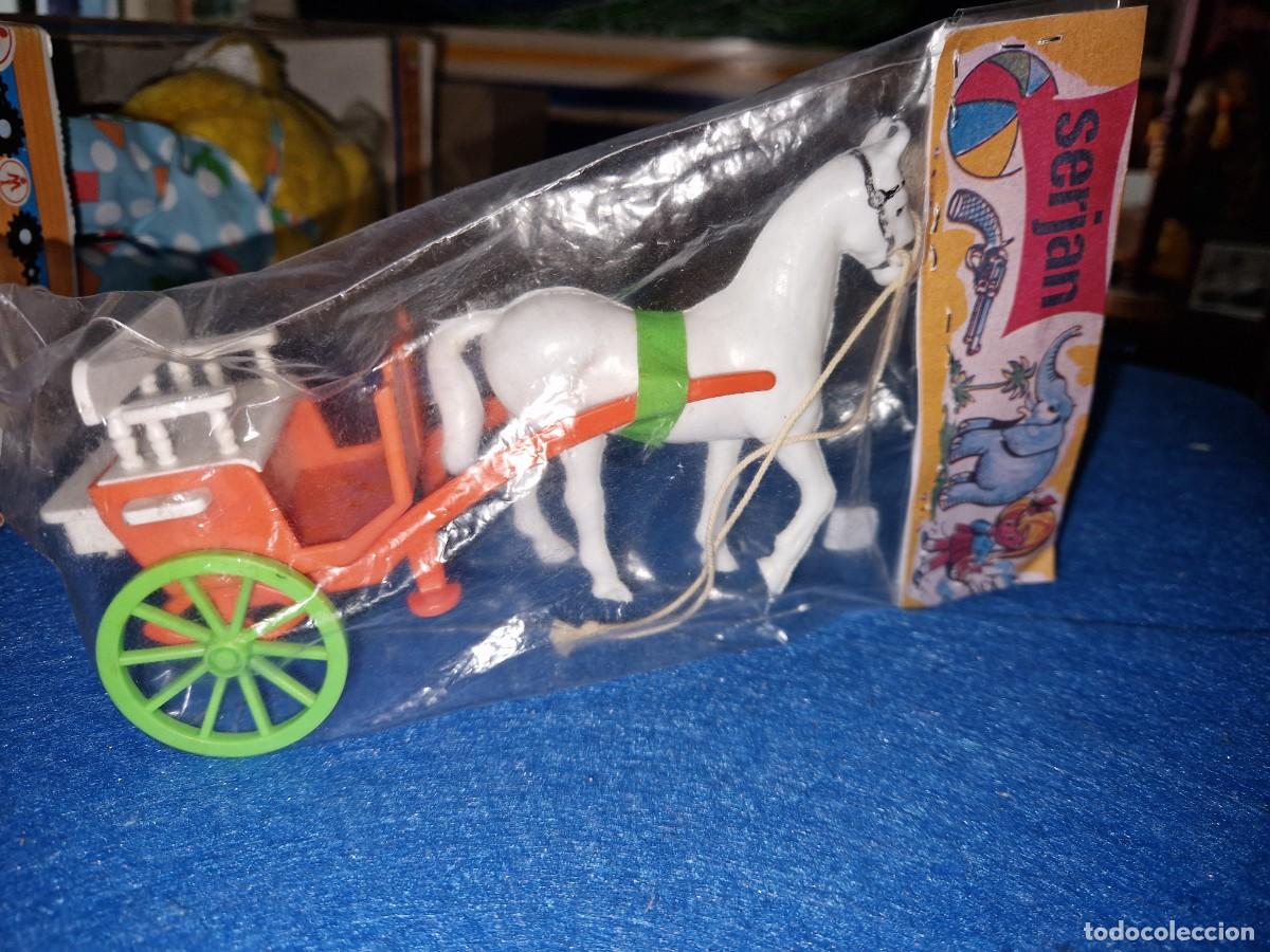 Juguetes antiguos y Juegos de colecci&oacute;n: calesa carroza antigua plastico de kiosco
