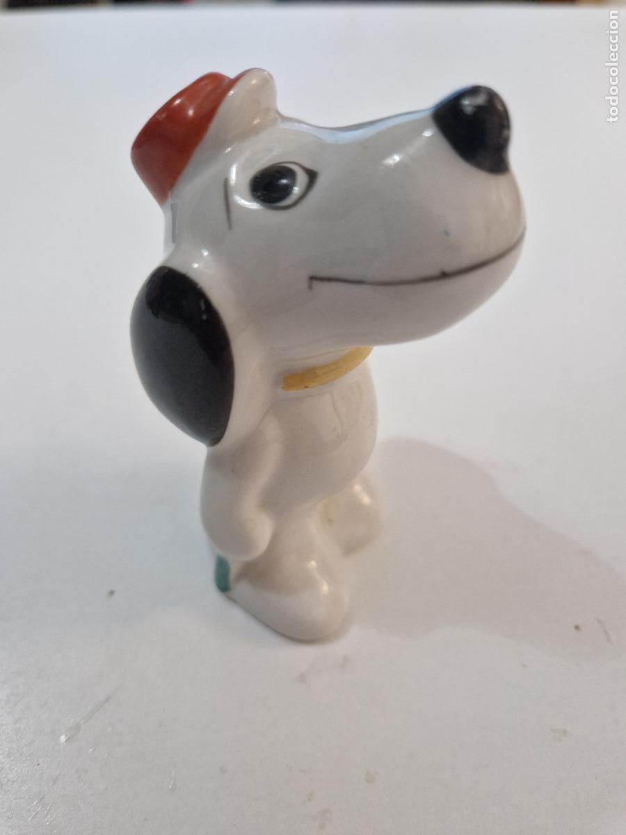 Juguetes antiguos y Juegos de colecci&oacute;n: antigua figura Snoopy ceramica porcelana esmaltada vintage mu&ntilde;eco