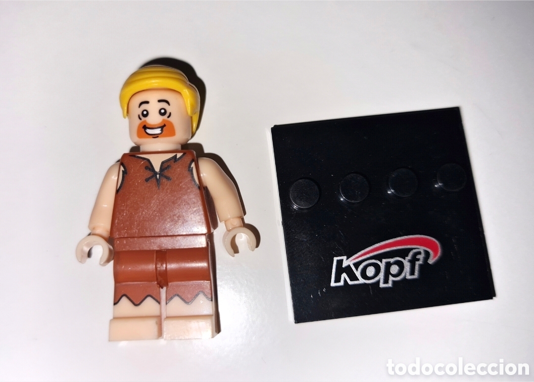 Juguetes antiguos y Juegos de colecci&oacute;n: Minifigura compatible con lego Pablo M&aacute;rmol de los Picapiedra mu&ntilde;eco colecci&oacute;n dibujos animados