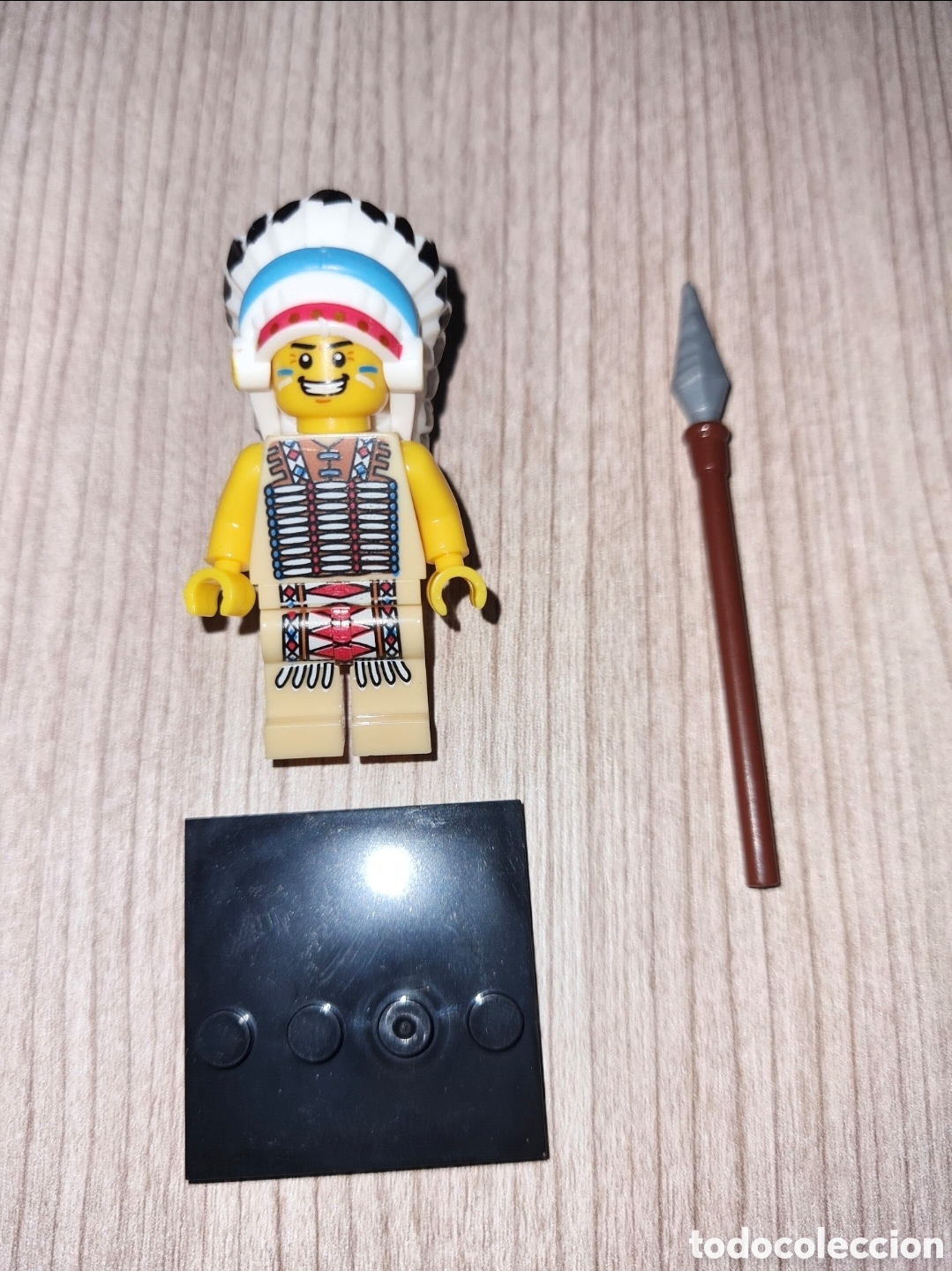 Juguetes antiguos y Juegos de colecci&oacute;n: Minifigura compatible con lego indio Sioux siux oeste mu&ntilde;eco nativo americano