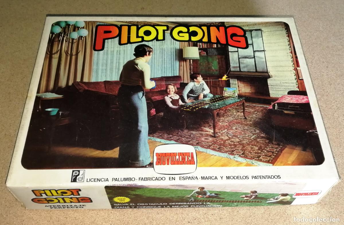 Juguetes antiguos y Juegos de colecci&oacute;n: PILOT GOING : ATERRIZAJE PERFECTO. - NOVOLINEA, Licencia Palumbo, a&ntilde;os 70-80. - Ref. 95. - AVI&Oacute;N