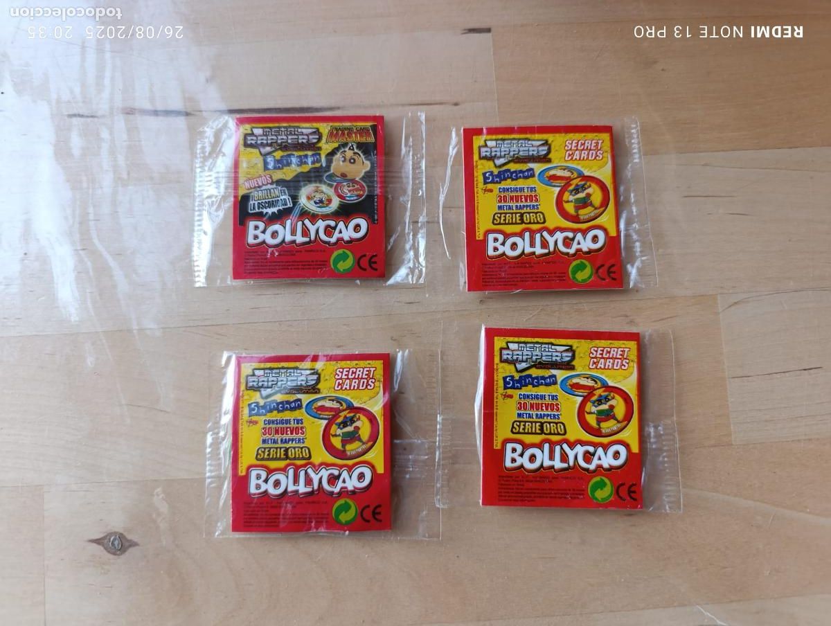 Antique Toys and Collectible Games: Lote tazos Metal Rappers Serie Oro Bollycao tazoS.