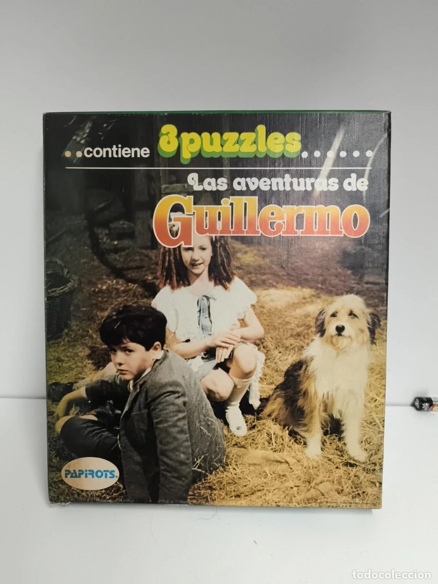 Juguetes antiguos y Juegos de colecci&oacute;n: Puzzle Las Aventuras De Guillermo 1980 Papirots Completo Rarisimo