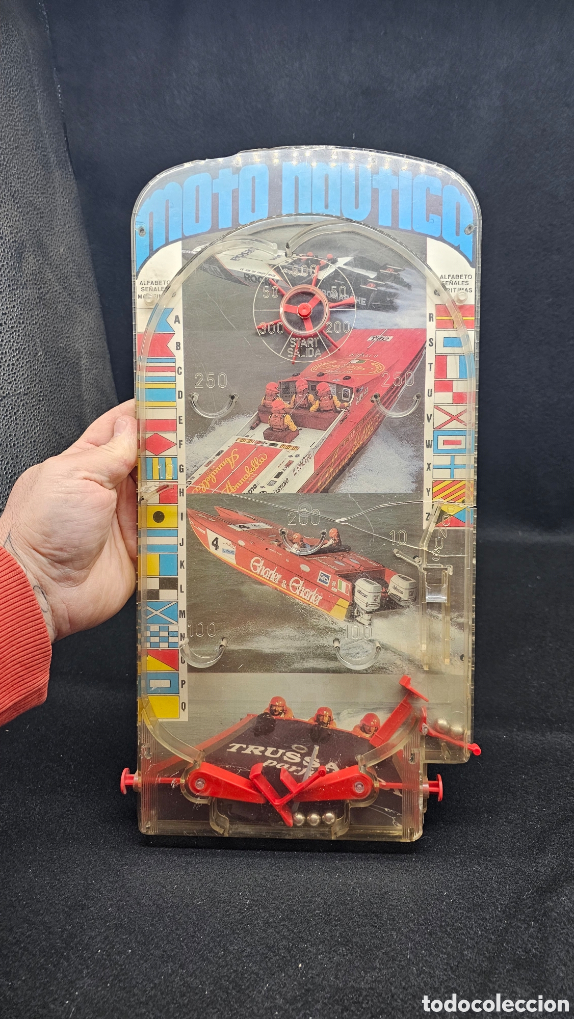 Juguetes antiguos y Juegos de colecci&oacute;n: Antiguo billarin / Pinball ( para restaurar )