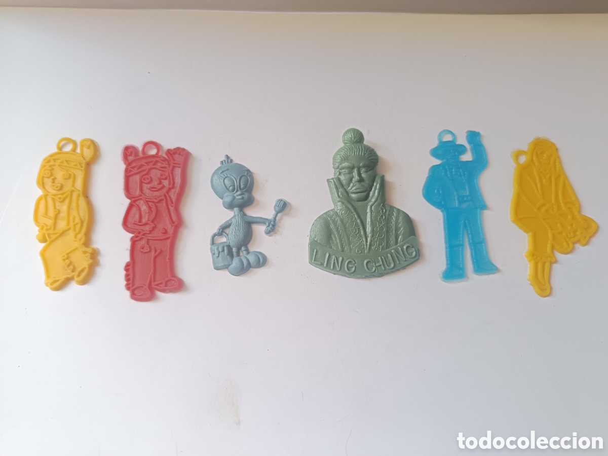 Juguetes antiguos y Juegos de colecci&oacute;n: Colecci&oacute;n figuras de goma tv pl&aacute;stico varios