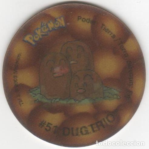 Juguetes antiguos y Juegos de colecci&oacute;n: COLECCI&Oacute;N TAZOS MATUTANO POK&Eacute;MON TAZO 2 HOLOGR&Aacute;FICO CAPS POGS #50 50 DIGLETT #51 51 DUGTRIO 2000